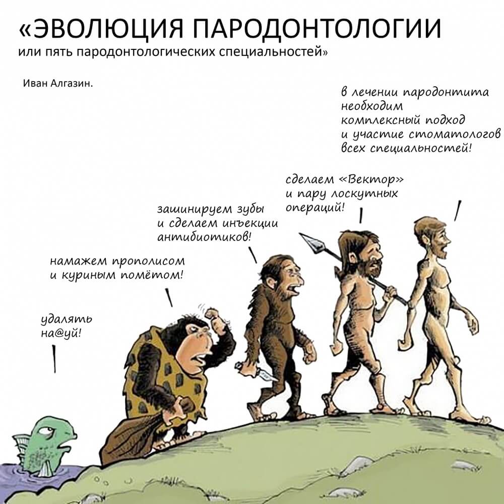 Иван Алгазин: «Эволюция в пародонтологии или пять пародонтологических специальностей»